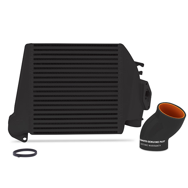 Mishimoto — Mishimoto 08-14 Subaru WRX Top-Mount Intercooler Kit - Powder Coated Black & Black Hoses - view 15